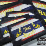 อาร์มธงชาติไทยพิมพ์ลาย ร้าน Tong Thai Kitchen